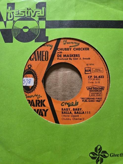 Chubby Checker & De Maskers - Baby baby balla balla, Cd's en Dvd's, Vinyl Singles, Zo goed als nieuw, Single, Pop, 7 inch, Ophalen of Verzenden