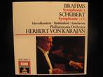 BRAHMS.   Sym Nr2 D-dur  SCHUBERT  Symf No 7. //Von Karajan, Orkest of Ballet, Zo goed als nieuw, Romantiek, Verzenden