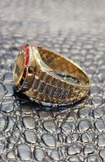 Mooie Rolex 14 karaat gouden ring, Heer, Nieuw, Ophalen of Verzenden, 17 tot 18