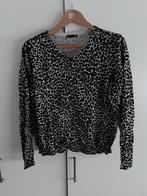 H&M Basic Kort Panterprint Vestje Maat XL, H&M, Bruin, Verzenden, Maat 46/48 (XL) of groter