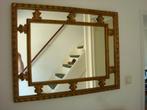 VINTAGE /BAROC DUBBELFRAME FRANSE SPIEGEL 1950/65, Ophalen, Gebruikt, 100 tot 150 cm, 75 tot 100 cm