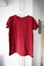 Rood T-shirt met hartjes Fabienne Chapot maat M, Gedragen, Fabienne Chapot, Maat 38/40 (M), Ophalen of Verzenden