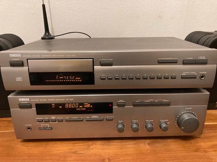 Yamaha CDX-480 & RX-385 & JBL Control, Audio, Tv en Foto, Stereo-sets, Zo goed als nieuw, Speakers, Overige merken, Ophalen