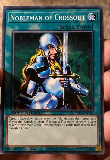 Yu-Gi-Oh! Nobleman of Crossout SBCB 1st Edition ! beschikbaar voor biedingen
