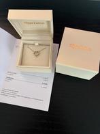 Valentijns Cadeau sierraad Gouden Ketting met Hartjes, Ophalen of Verzenden, Zo goed als nieuw, Goud