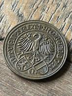 500 jaar oeververbinding Deventer 1982, Postzegels en Munten, Penningen en Medailles, Ophalen of Verzenden, Overige materialen