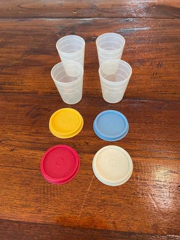 vintage tupperware kruidenpotjes, hamburgermaker, opbergbak beschikbaar voor biedingen