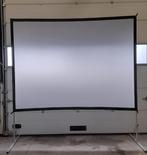 Projecta Fast Fold spanscherm incl. opzicht- & doorzichtdoek, Ophalen, Gebruikt