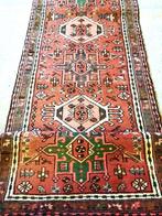 Vintage Perzisch loper tapijt (Karadja) Uit Iran- 370x64 cm, Gebruikt, 200 cm of meer, Rechthoekig, Crème