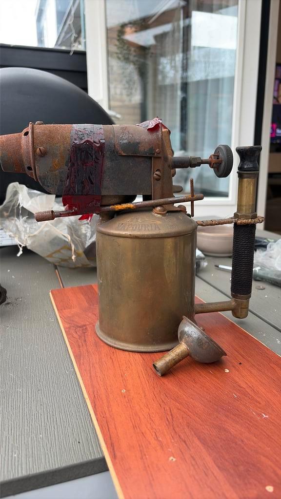 Max Sievert soldeerbrander, Antiek en Kunst, Antiek | Koper en Brons, Ophalen