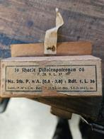 Oude Pistoolpatronen Doos - WOII, Verzamelen, Militaria | Tweede Wereldoorlog, Ophalen of Verzenden, Overige soorten, Duitsland