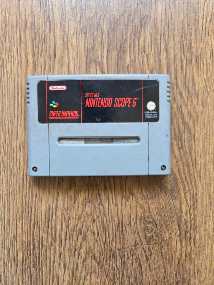 Nintendo Scope 6 - Super Nintendo SNES, Spelcomputers en Games, Games | Nintendo Super NES, Gebruikt, Shooter, 1 speler, Vanaf 7 jaar