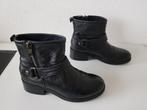 * Nubikk maat 39 zwarte soepele leren laarzen boots / rits , Nubikk, Verzenden, Zwart, Lage of Enkellaarzen