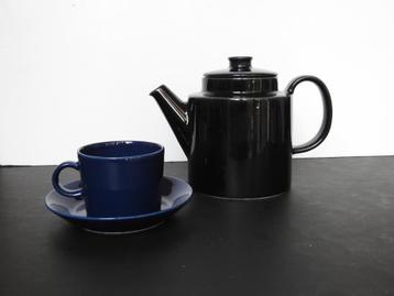 Arabia, Iittala - Kaj Franck - theepot en theekop - TEEMA beschikbaar voor biedingen