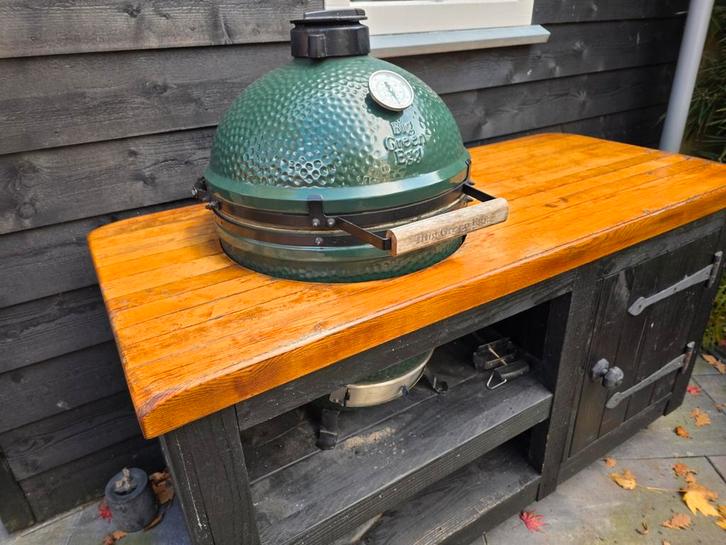 Big green egg Large, Tuin en Terras, Buitenkeukens, Houtskool, Ophalen of Verzenden