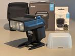 Nissin i60A Sony flitser + Air 1 trigger + Eneloop pro, Ophalen of Verzenden, Zo goed als nieuw, Overige merken, Kantelbaar