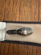Dasspeld Niello Art Deco Siam Zilver, Ophalen of Verzenden, Gebruikt, Zilver
