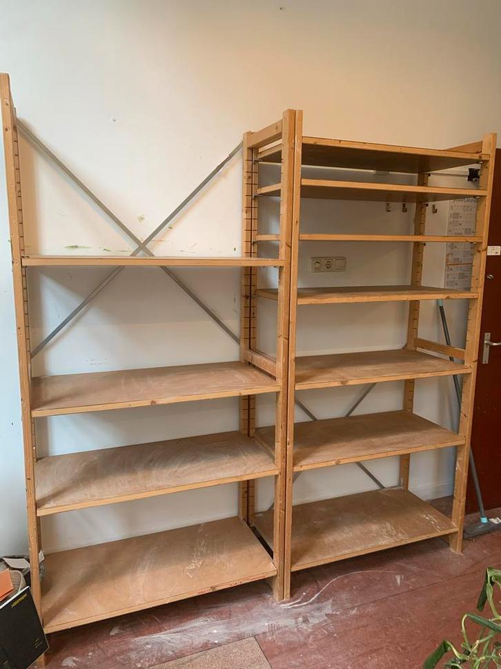 Bryunzeel Stellingkasten/Legbordkasten - Gedemonteerd, Huis en Inrichting, Kasten | Stellingkasten, Gebruikt, Ophalen of Verzenden