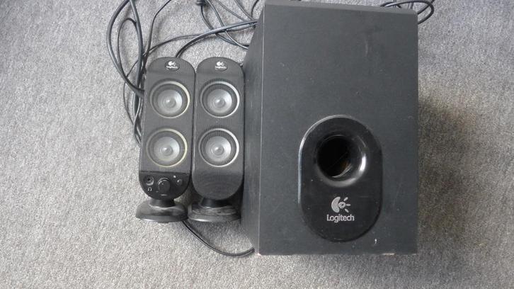 Logitech X230 2.1 speaker set, Audio, Tv en Foto, Luidsprekers, Gebruikt, Front, Rear of Stereo speakers, Minder dan 60 watt, Overige merken