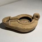 Oud keramiek olielampje, Antiek en Kunst, Ophalen of Verzenden