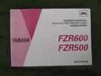 Yamaha FZR600 FZR500 1992 handleiding owner's manual FZR 600, Ophalen of Verzenden, Yamaha