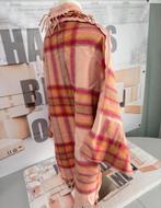 Twinset Milano - Wool poncho franjes wol wollen stof jas, Kleding | Dames, Maat 38/40 (M), Ophalen of Verzenden, Zo goed als nieuw
