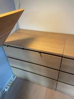 Ikea Malm ladekast, Ophalen, Eikenhout, 50 tot 100 cm, Zo goed als nieuw