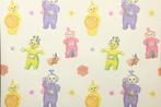 12554 Vintage oud teletubbie tele tubbie behang behangpapier, Verzenden