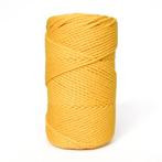 3 mm twisted katoen touw zinnebloem geel macrame weven enz, Hobby en Vrije tijd, Ophalen of Verzenden, Nieuw