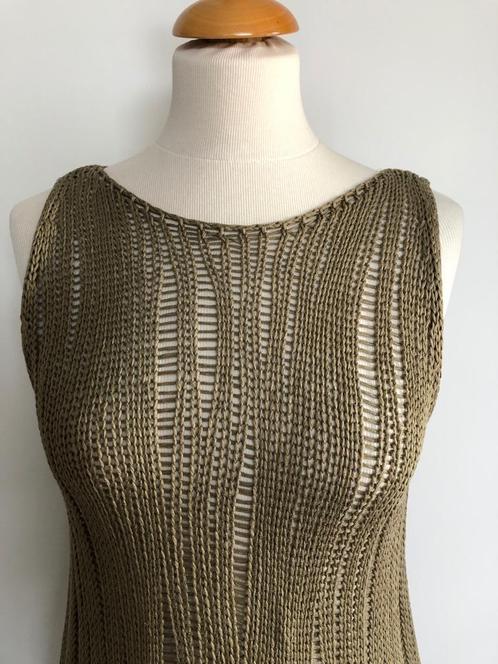 UNITED COLORS OF BENETTON top, maat S, Kleding | Dames, Tops, Gedragen, Maat 36 (S), Groen, Zonder mouw, Verzenden