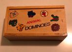 Animal Domino met houten steentjes., Kinderen en Baby's, Overige typen, Ophalen of Verzenden, Zo goed als nieuw