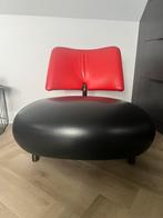 Leolux Pallone fauteuil, Huis en Inrichting, Fauteuils, Ophalen, 100 tot 125 cm, Leer, Zo goed als nieuw