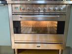 Boretti oven en gasfornuis 90cm, Witgoed en Apparatuur, Fornuizen, Gebruikt, 60 cm of meer, Ophalen of Verzenden, Gas