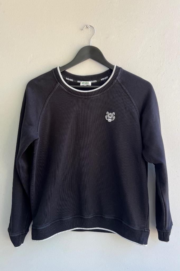 Kenzo Lucky Tiger Black Crew Neck Sweatshirt, Kleding | Dames, Tops, Gedragen, Maat 36 (S), Zwart, Lange mouw, Ophalen of Verzenden