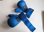 karate handschoenen en beenbeschermers (kind +/- 130 cm), Sport en Fitness, Vechtsporten en Zelfverdediging, Gebruikt, Vechtsportbescherming
