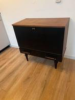 Stijlvolle Dressoir - Zwart & Hout, Antiek en Kunst, Antiek | Meubels | Kasten, Ophalen