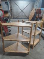 Ragrund wastafel/hoekrek bamboe Ikea 2x, Ophalen