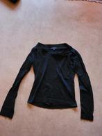 Burberry premium label katoenen trui shirt s zwart dames, Gedragen, Burberry, Maat 36 (S), Zwart
