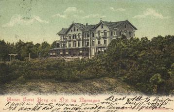 Groot Hotel Berg en Dal bij Nijmegen - 1904 gelopen beschikbaar voor biedingen