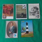 5x kaart met hoge waarde postzegels, Ophalen