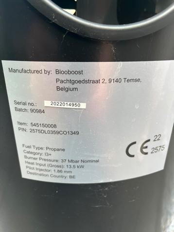 Terrasverwarmer beschikbaar voor biedingen