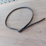 Smalle riem met studs zonder gaatjes - 100 cm, Ophalen of Verzenden, Zo goed als nieuw, Zwart, 90 tot 100 cm