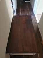 Eikenhouten tafelblad - Schuur hem op!, Ophalen, Gebruikt, 100 tot 150 cm, 50 tot 75 cm