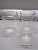 bodum dubbelwandige theeglazen 9,5 cm hoog 8,5 dia (317), Huis en Inrichting, Keuken | Servies, Glas of Glazen, Gebruikt, Ophalen of Verzenden