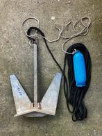 Kompleet Bootanker (10,5 kg), Watersport en Boten, Bootonderdelen, Ophalen of Verzenden, Zo goed als nieuw, Ankeren en Afmeren