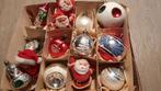 Doos vintage oude kerstballen kerstmannetjes antiek, Diversen, Kerst, Ophalen of Verzenden, Gebruikt