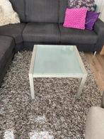 Mooi glazen salontafel, Huis en Inrichting, Tafels | Salontafels, Gebruikt, Rechthoekig, Ophalen, 50 tot 100 cm