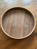 walnoten hout doorsnee 42 cm, Huis en Inrichting, Woonaccessoires | Dienbladen, Ophalen of Verzenden, Nieuw, Rond, Hout