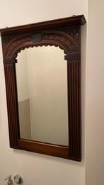 Prachtige nostalgische spiegel met planchette (45 x 63 x 9), Ophalen of Verzenden, Rechthoekig, Minder dan 50 cm, Minder dan 100 cm