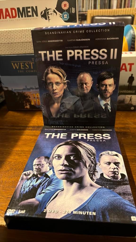 Scandinavische crime topper The Press een en twee 4 dvd box, Cd's en Dvd's, Dvd's | Tv en Series, Zo goed als nieuw, Vanaf 12 jaar